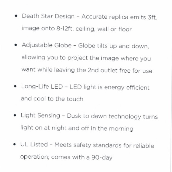 🎆🎆Star Wars Projectable LED Night Light🎆🎆 - Picture 7 of 9